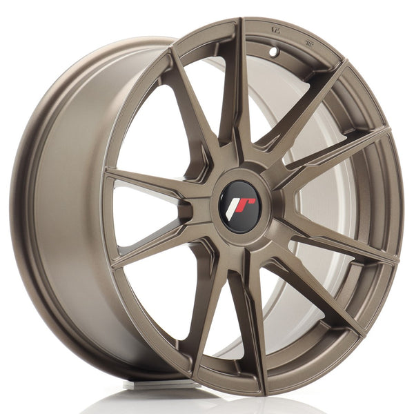 JR Wheels JR21 17x8 ET35 Blank Matt Bronze