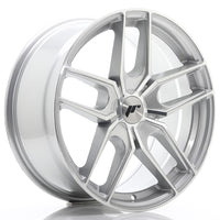 JR Wheels JR25 18x8.5 ET20-40 5H BLANK Silver Machined Face