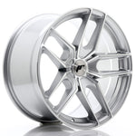 JR Wheels JR25 18x9.5 ET20-40 5H BLANK Silver Machined Face