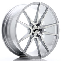 JR Wheels JR21 20x8.5 ET40 5x120 Silver Machined Face