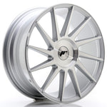 JR Wheels JR22 18x7.5 ET35-42 BLANK Silver Machined Face