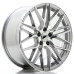 JR Wheels JR28 18x8.5 ET35 5x120 Silver Machined Face