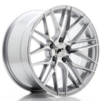 JR Wheels JR28 18x9.5 ET35 5x120 Silver Machined Face