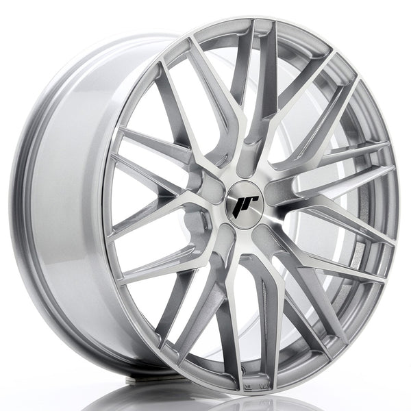 JR Wheels JR28 19x8.5 ET20-40 5H BLANK Silver Machined Face