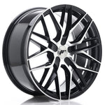 JR Wheels JR28 19x8.5 ET20-40 5H BLANK Gloss Black Machined Face