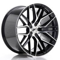 JR Wheels JR28 19x10.5 ET20-40 5H BLANK Gloss Black Machined Face