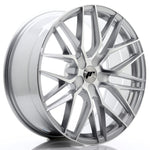 JR Wheels JR28 20x8.5 ET20-40 5H BLANK Silver Machined Face