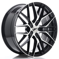 JR Wheels JR28 20x8.5 ET20-40 5H BLANK Gloss Black Machined Face