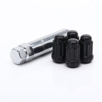 Anti-theft lug nuts JR ATN1 - 12x1.25 Black