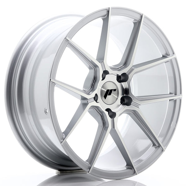 JR Wheels JR30 18x8.5 ET35 5x120 Silver Machined Face