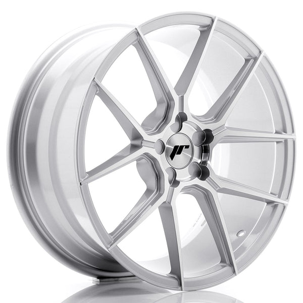 JR Wheels JR30 19x8.5 ET20-42 5H BLANK Silver Machined Face