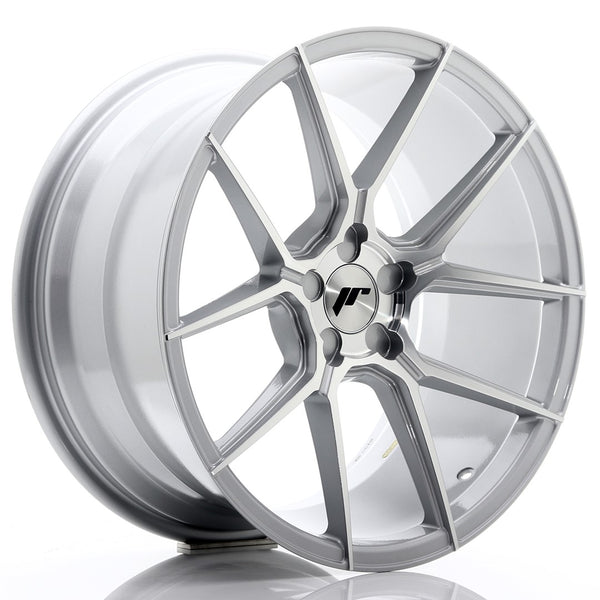 JR Wheels JR30 19x9.5 ET20-40 5H BLANK Silver Machined Face