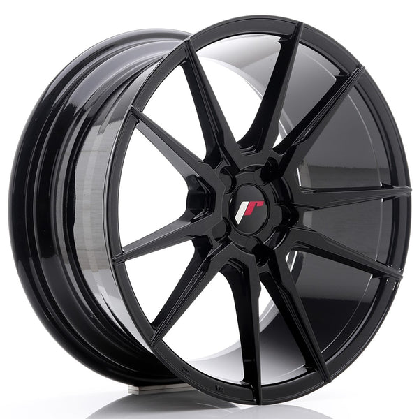 JR Wheels JR21 18x8.5 ET40 5H Blank Glossy Black