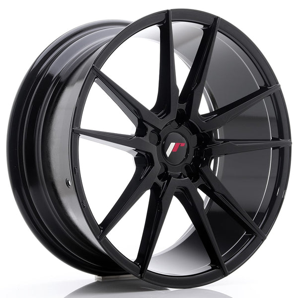 JR Wheels JR21 20x8.5 ET40 5H BLANK Glossy Black