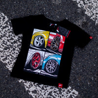 JR Junior T-Shirt MIX Black Size 122/128