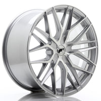 JR Wheels JR28 21x10.5 ET15-55 5H BLANK Silver Machined Face