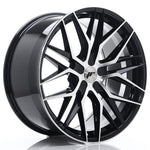 JR Wheels JR28 21x10.5 ET15-55 5H BLANK Gloss Black Machined Face