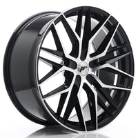 JR Wheels JR28 22x10.5 ET15-50 5H BLANK Gloss Black Machined Face