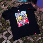 JR Men's T-Shirt MIX-2 Black Size S