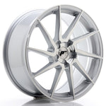 JR Wheels JR36 19x8.5 ET20-50 5H BLANK Silver Brushed Face