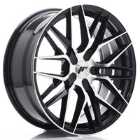 JR Wheels JR28 18x7.5 ET20-40 BLANK Gloss Black Machined Face