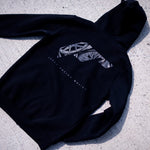 JR Unisex Zip Hoodie Logo Black Size XS