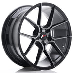 JR Wheels JR30 19x8.5 ET20-42 5H BLANK Black Brushed w/Tinted Face