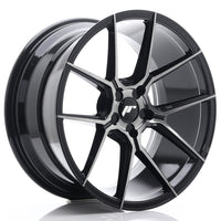 JR Wheels JR30 19x9.5 ET20-40 5H BLANK Black Brushed w/Tinted Face