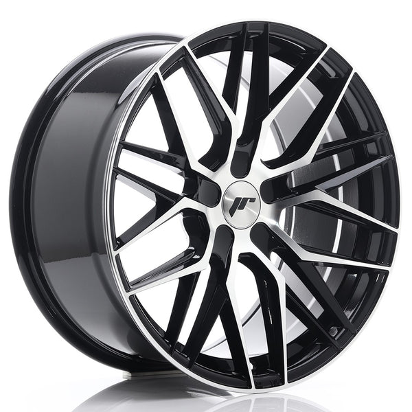 JR Wheels JR28 19x9.5 ET35-40 5H BLANK Gloss Black Machined Face