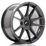 JR Wheels JR21 17x8 ET35 Blank Hyper Gray