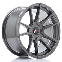 JR Wheels JR21 17x9 ET25-35 Blank Hyper Gray