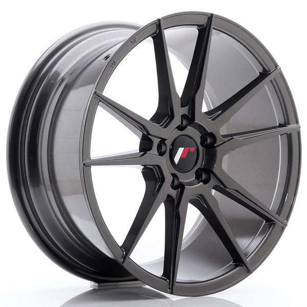 JR Wheels JR21 18x8.5 ET40 5x114.3 Hyper Gray