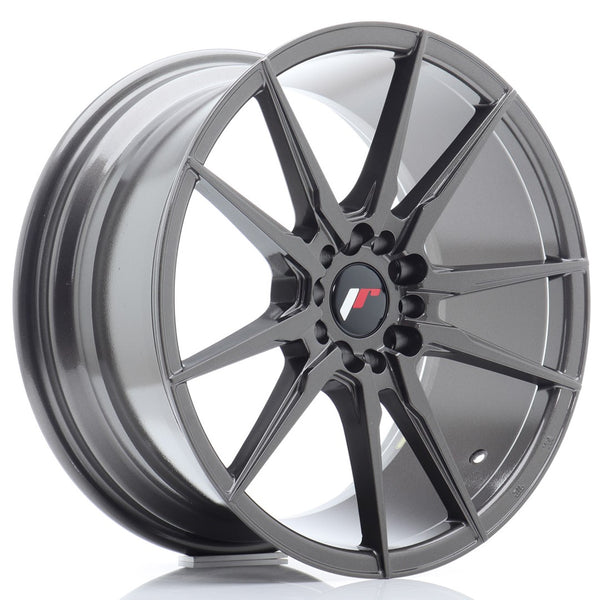 JR Wheels JR21 18x8.5 ET40 5x112/114 Hyper Gray