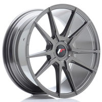 JR Wheels JR21 18x8.5 ET20-40 Blank Hyper Gray