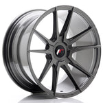 JR Wheels JR21 18x9.5 ET20-40 Blank Hyper Gray