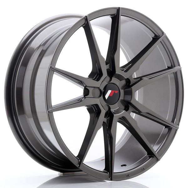 JR Wheels JR21 19x8.5 ET35-43 5H Blank Hyper Gray