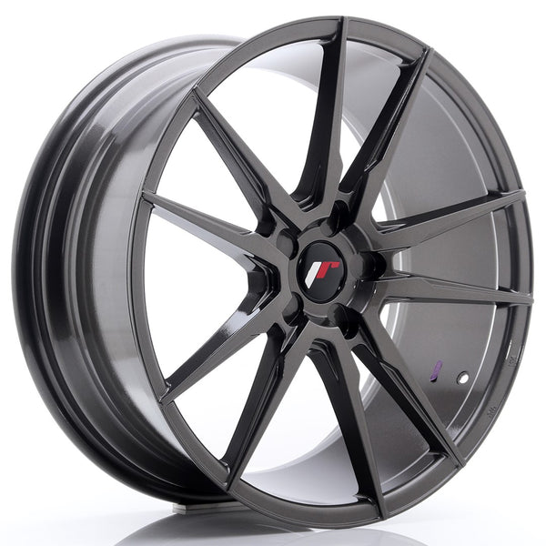 JR Wheels JR21 20x8.5 ET20-40 5H Blank Hyper Gray