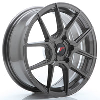 JR Wheels JR30 17x7 ET20-40 5H BLANK Hyper Gray