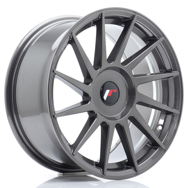 JR Wheels JR22 17x8 ET25-35 BLANK Hyper Gray