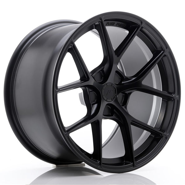 JR Wheels SL01 18x10.5 ET25-38 5H BLANK Matt Black