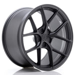 JR Wheels SL01 19x10.5 ET25-40 5H BLANK Matt Gun Metal