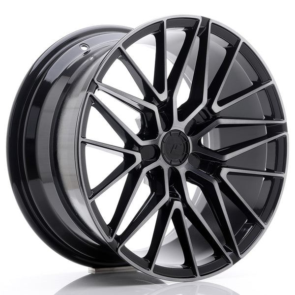 JR Wheels JR38 18x9 ET20-45 5H BLANK Black Brushed w/Tinted Face