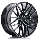 JR Wheels JR38 19x8.5 ET20-45 5H BLANK Black Brushed w/Tinted Face