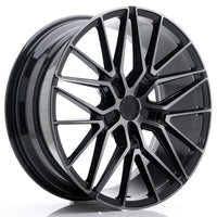 JR Wheels JR38 20x8.5 ET20-45 5H BLANK Black Brushed w/Tinted Face