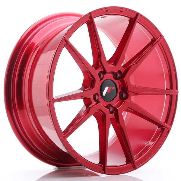 JR Wheels JR21 18x8.5 ET40 5x112 Platinum Red