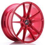 JR Wheels JR21 19x8.5 ET40 5x112 Platinum Red