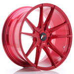 JR Wheels JR21 19x9.5 ET20-40 5H BLANK Platinum Red