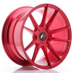 JR Wheels JR21 18x9.5 ET20-40 BLANK Platinum Red