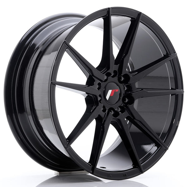 JR Wheels JR21 18x8.5 ET40 5x112/114 Glossy Black