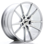 JR Wheels JR21 19x8.5 ET40 5x108 Silver Machined Face